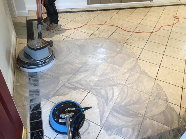 Marble Floor Cleaning