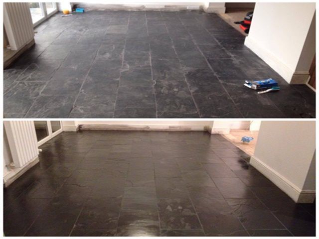 Slate Floor Cleaning