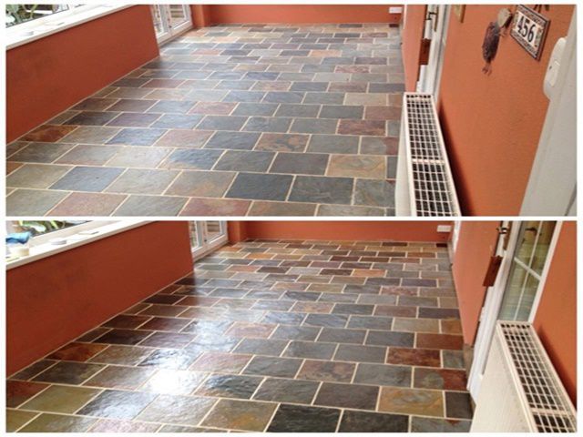 Slate Floor Cleaning