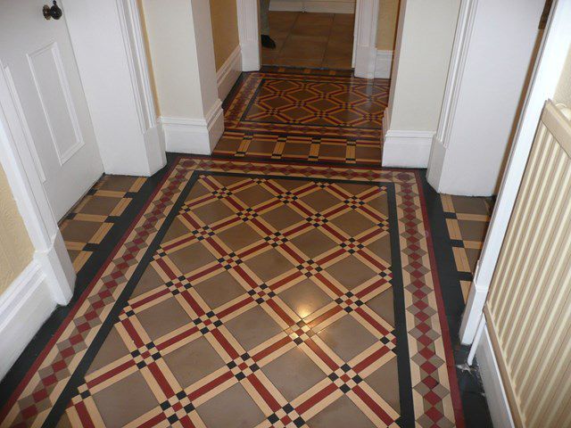 Victorian Tiled Floor Cleaning